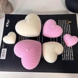 Herzkerze,  Heartcandle, Herz,  Kerze, Heart, Dekoration, Valentinstag, Geschenk, liebe