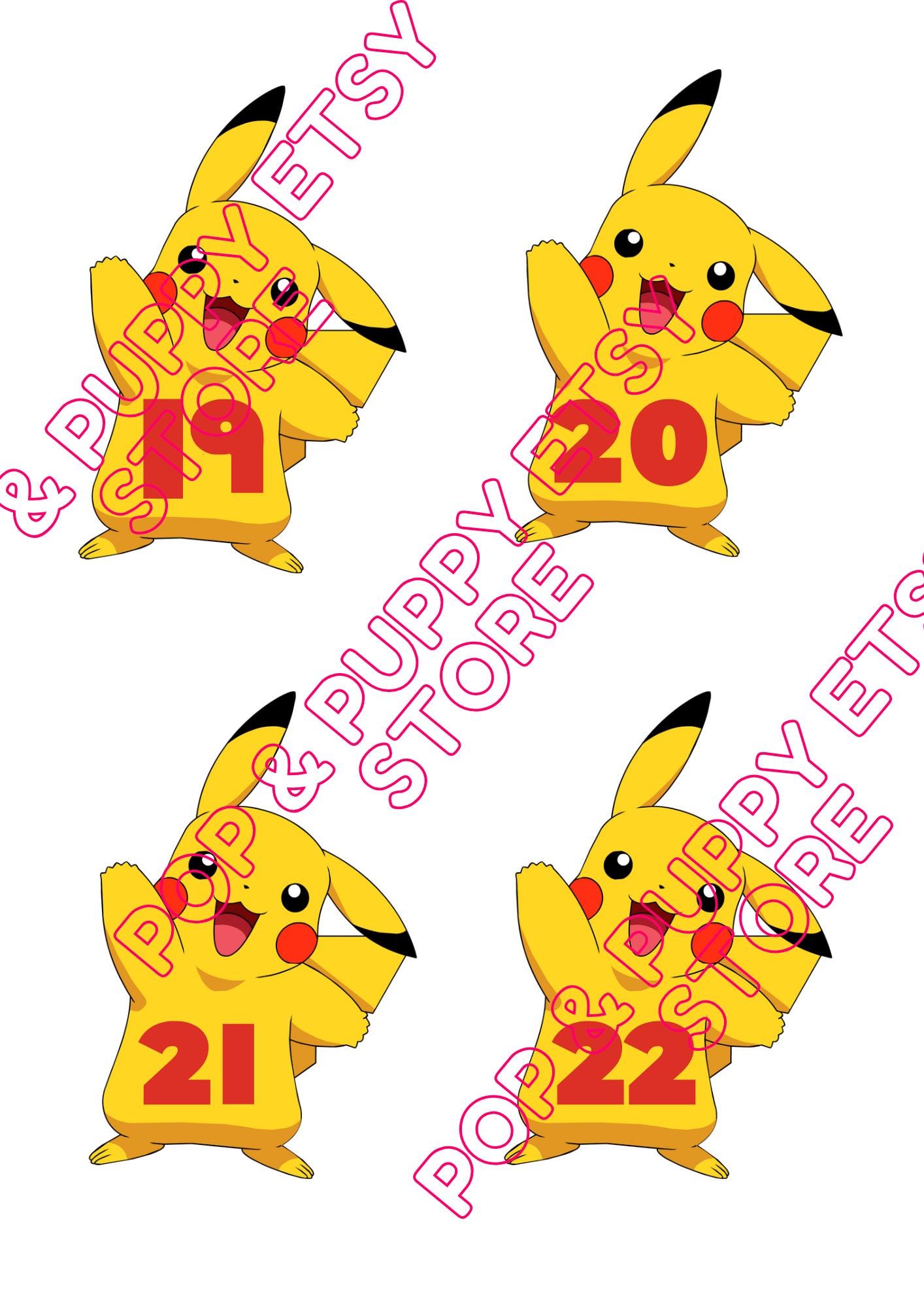 子供向けポケモン数えアクティビティ | 0～30の数字 | 印刷可能