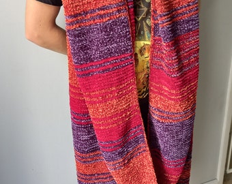 Chenille Doctor Who scarf season 18 (Tom Baker)