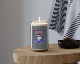 Los Angeles Dodgers Joe Kelly Fight Club Lucky Mariachi Fan Funny Home Decor Gift Postseason October Scented Candle, 13.75oz