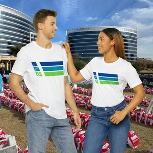 Triathlon Ironman Full Distance Sprint Olympic Retro Stripes Unisex Jersey Short Sleeve Tee Gift image 10