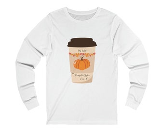 Pumpkin Spice Era PSL Coffee Latte Unisex Jersey Long Sleeve Tee