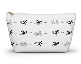 Triathlon Accessory Pouch: Swim, Bike, Run Athlete Gift