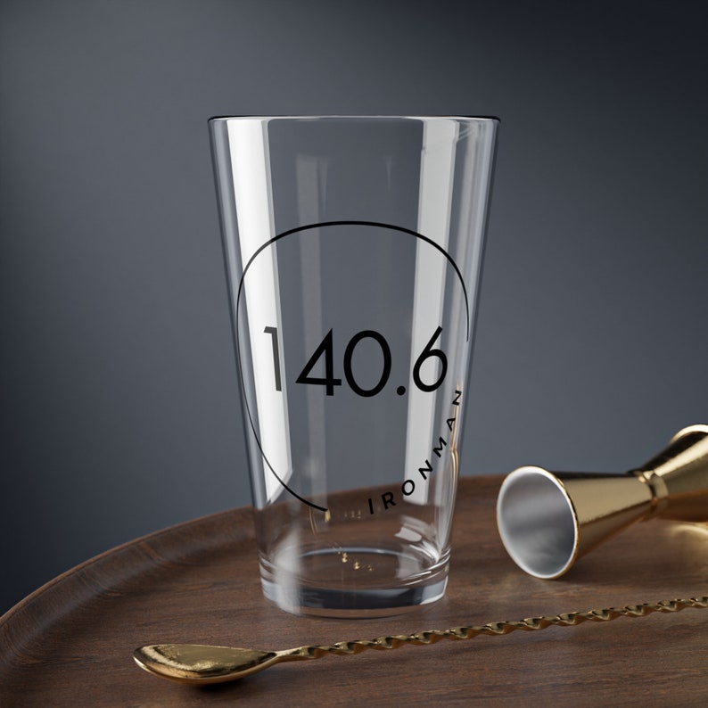 unCorkedGraphics Ironman Triathlon Pint Glass - Thumbnail 2