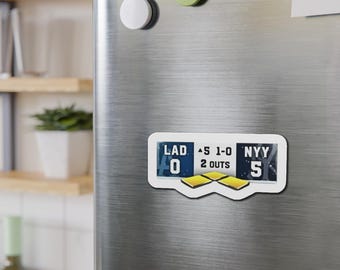 Baseball gestanzte Magnete, Dodgers Yankees Fan Geschenk, Weltmeister, bestes 5
