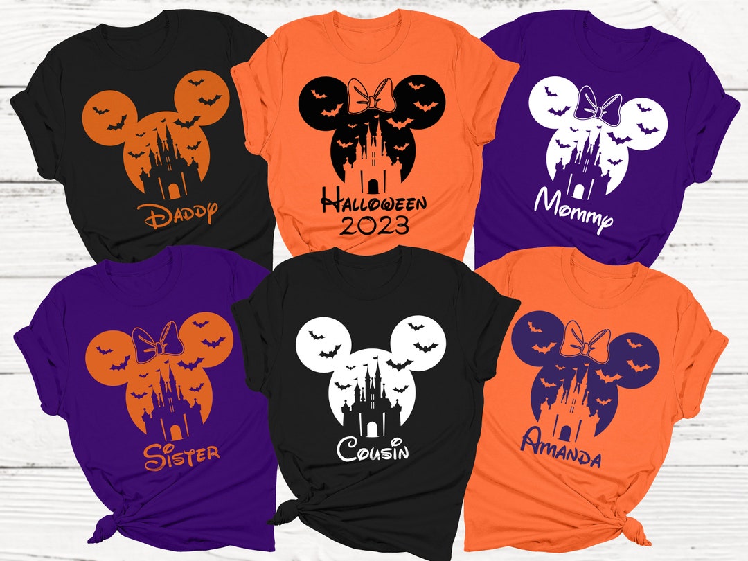 Custom Disney Family Halloween Shirts Disney Halloween - Etsy