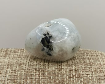 Rainbow Moonstone Tumbled, Gemstone Rainbow, Moon Stone, White Labradorite, Natural Moonstone
