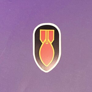 USA WWII EOD Bomb Sticker | Bomb Tech Life | We Love Stickers