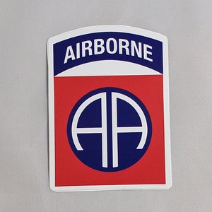 82nd Airborne Division Sticker | Death From Above | Military Life | Army Life | We Love Stickers