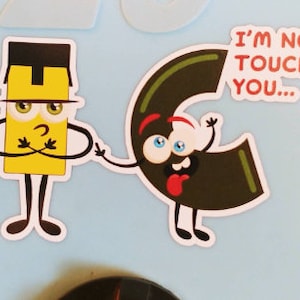 EOD &quot;I&#39;m not touching you&quot; Sticker | BIP | Bomb Tech Life | We Love Stickers