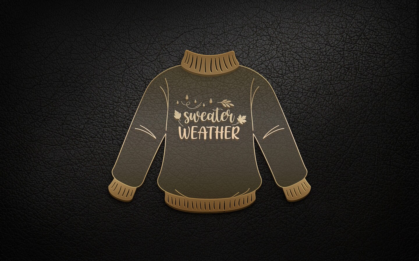 Sweater Weather SVG PNG for Cricut and Silhouette, Autumn File Cut ...
