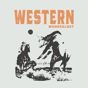 Western Wonderland Southern Western Cowboy Cowboy American Country Rodeo Horse Retro Vintage Rodeo Graphic Transparent PNG Digital Download