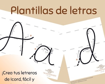 Plantillas de Letras para Icord/briefsjablonen/tricotin/cordonfrances