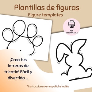 Plantillas de figuras para Icord/figure templates/tricotin/pdfdescargable