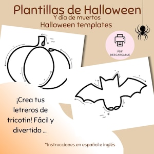 Plantillas de Halloween para Icord/halloween templates/tricotin/pdfdescargable