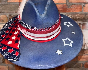 Guts and Glory! Custom Burned Hat.