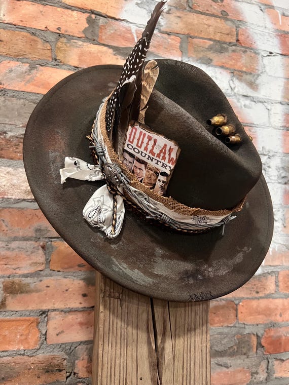 Country Legends- Custom Designed, Burned, Distressed Western  display picture 3