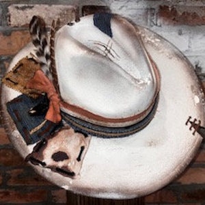 Patches Custom Burned Hat.