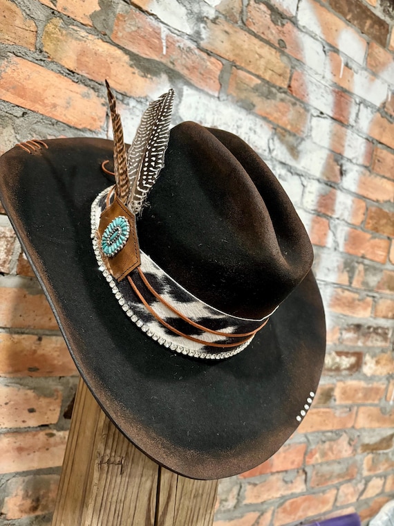 Nashville Nights-custom Cowboy Style Wool Hat. - Etsy display picture 1