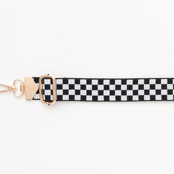 Checkered Bag Strap • Adjustable Strap for Bags • Shoulder Straps • Purse Straps • Guitar Strap • Patterned Bag Strap • Fashionable Strap