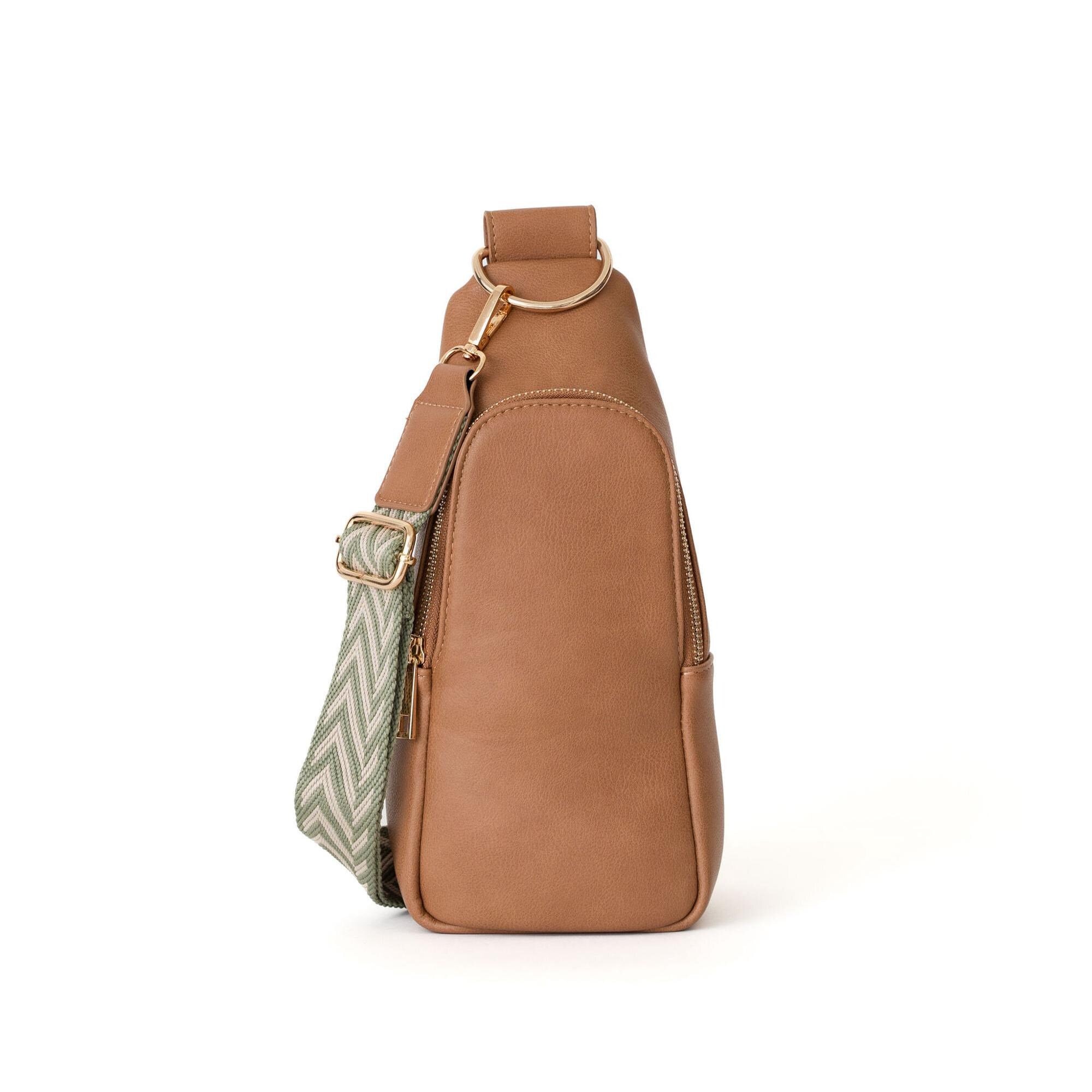 Nikki Crossbody Sling Purse • Vegan Leather Sling Backpack