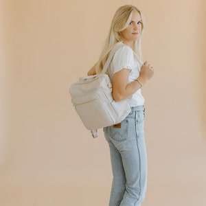 Hazel Bag • Leather Bag • Versatile Bag • Diaper Bag • School Bag • Women's Backpack • Shoulder Bag • Laptop Bag • Leather Backpack Bag