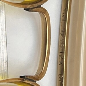 1960's 58MM USA B&L RAY-BAN 12K-GoldF Kalichrome aviator sunlgasses image 6