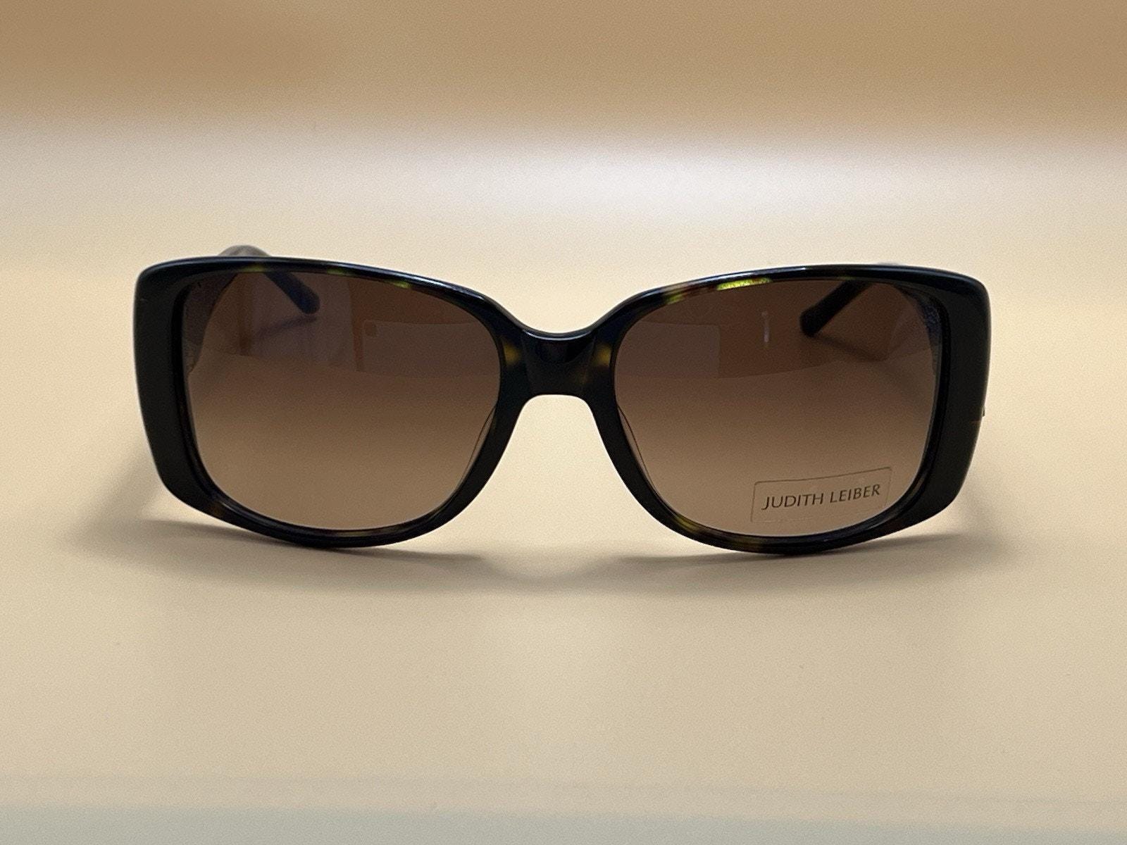 Judith Leiber JL1048 Cubism Sunglasses, Rare New, Gold  display picture 2
