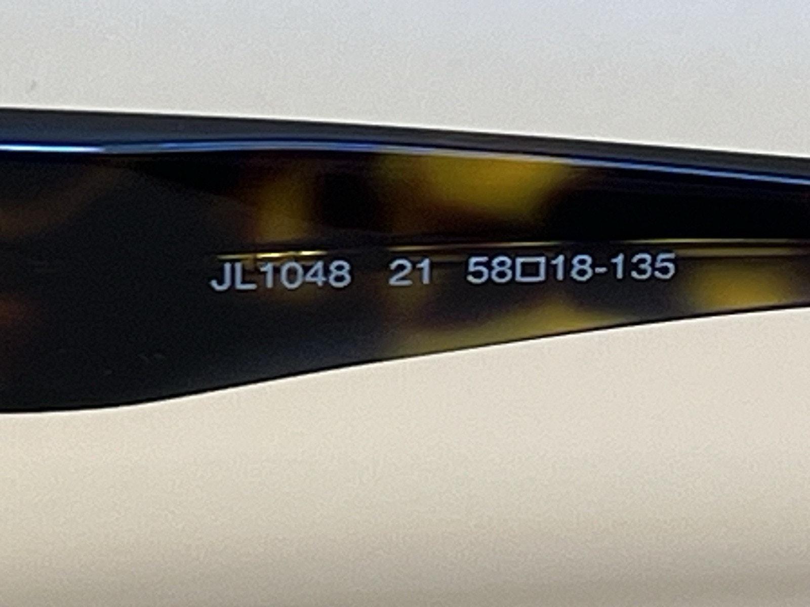 Judith Leiber JL1048 Cubism Sunglasses, Rare New, Gold 