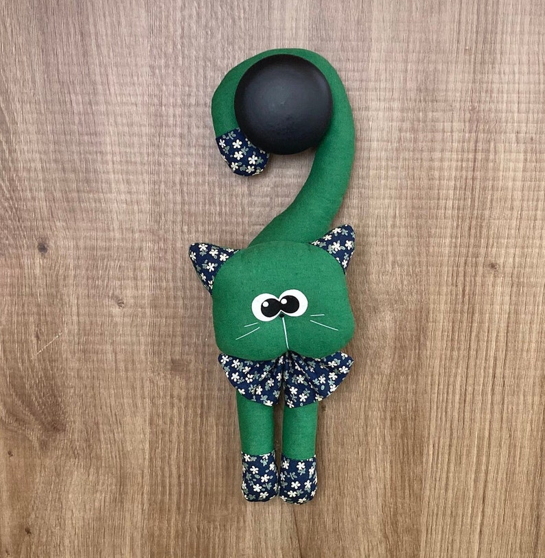 Custom Door Hanger Stuffed Cat Toy Door Knob Hanger Cat Etsy
