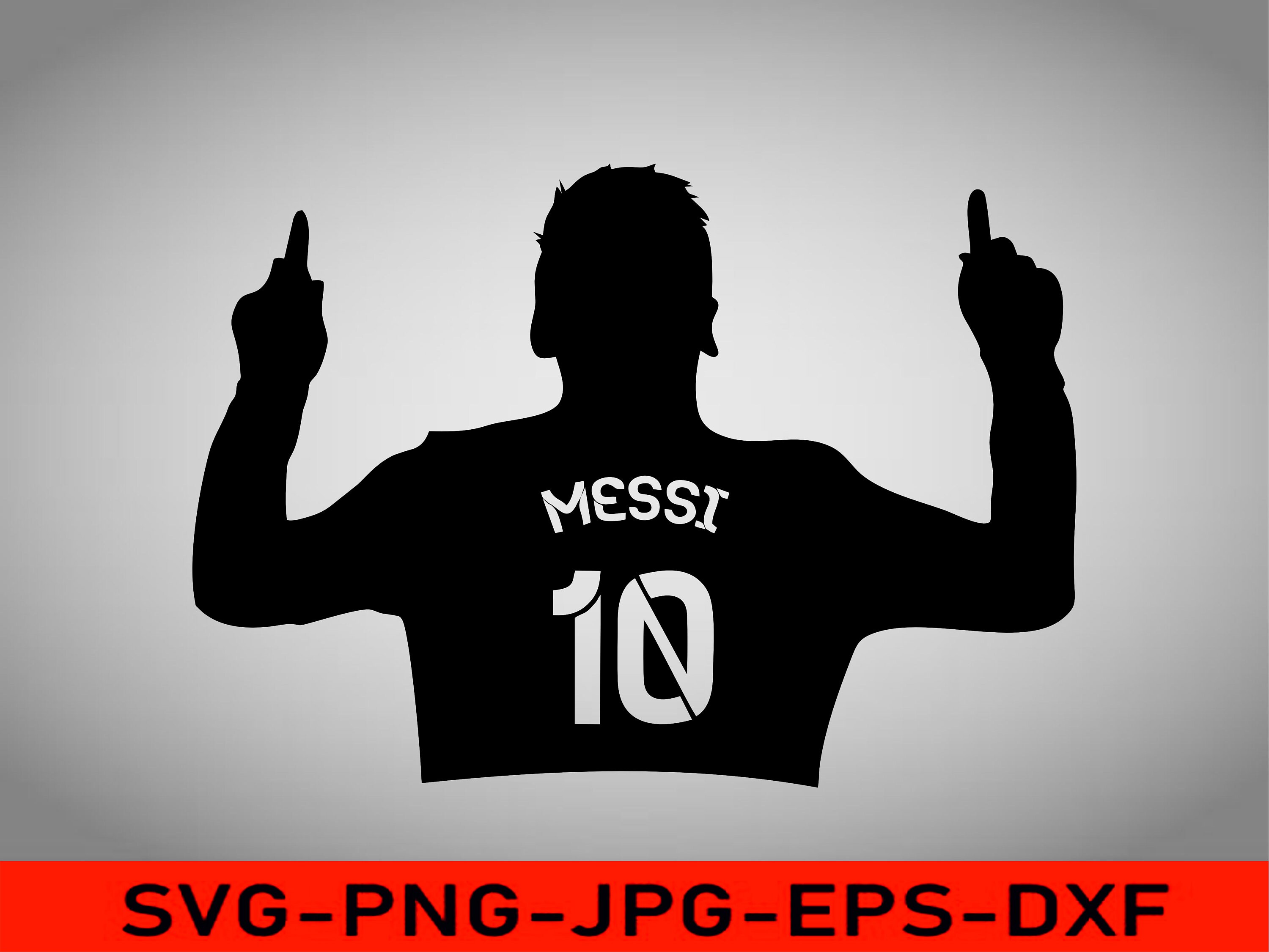 Messi svg Lionel Messi Arte digital Fútbol Fútbol Leo - Etsy España