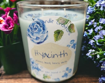 Hyacinth botanicals candle