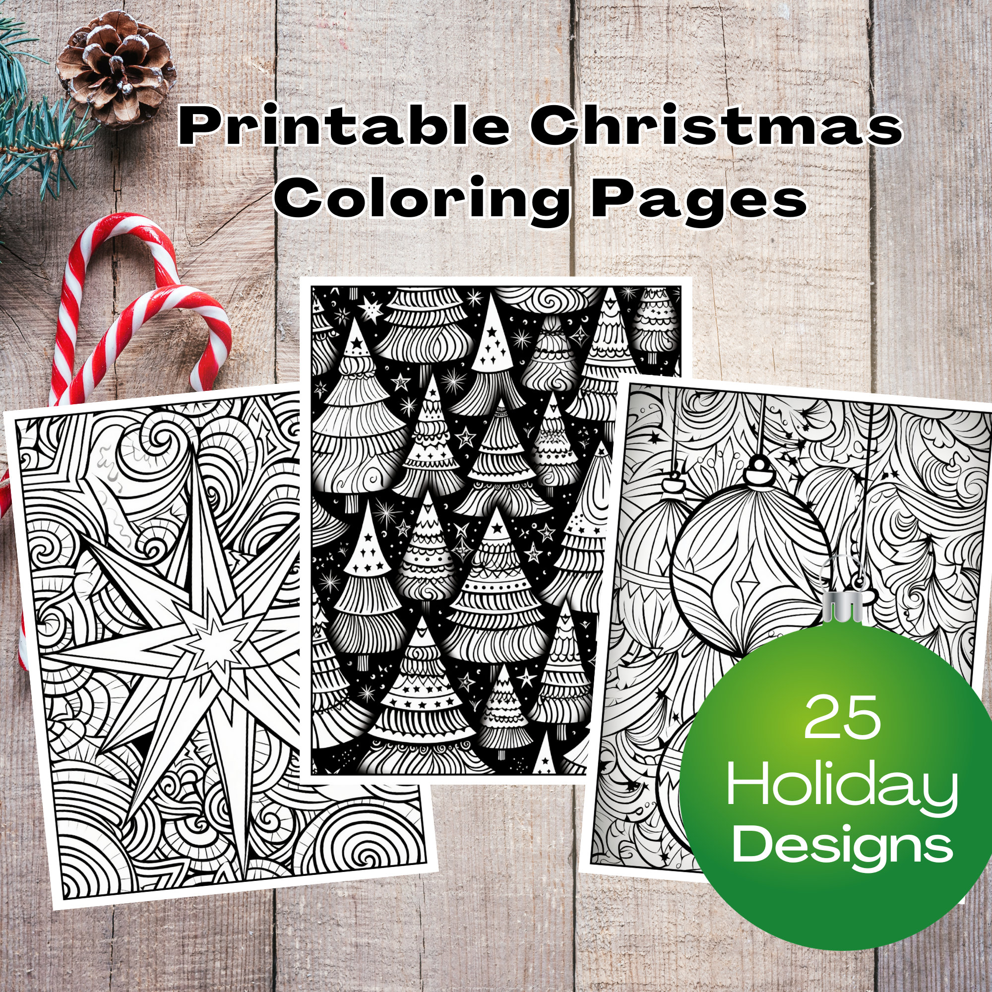 christmas-coloring-pages-printable-25-holiday-designs-to-color-for-adults-teens-anxiety-relief-december-free-bookmarks-gift-etsy