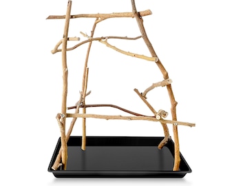 Natural Parrot Stand Bird Perches, Parrot Perches, Parrot Playstand, Natural Bird Tree, Bird Perches for Parrots