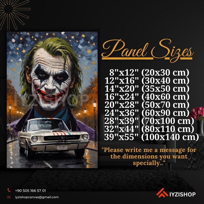 Fan Arts Joker Canvas Joker Poster Joker Art Joker Wall Art Etsy