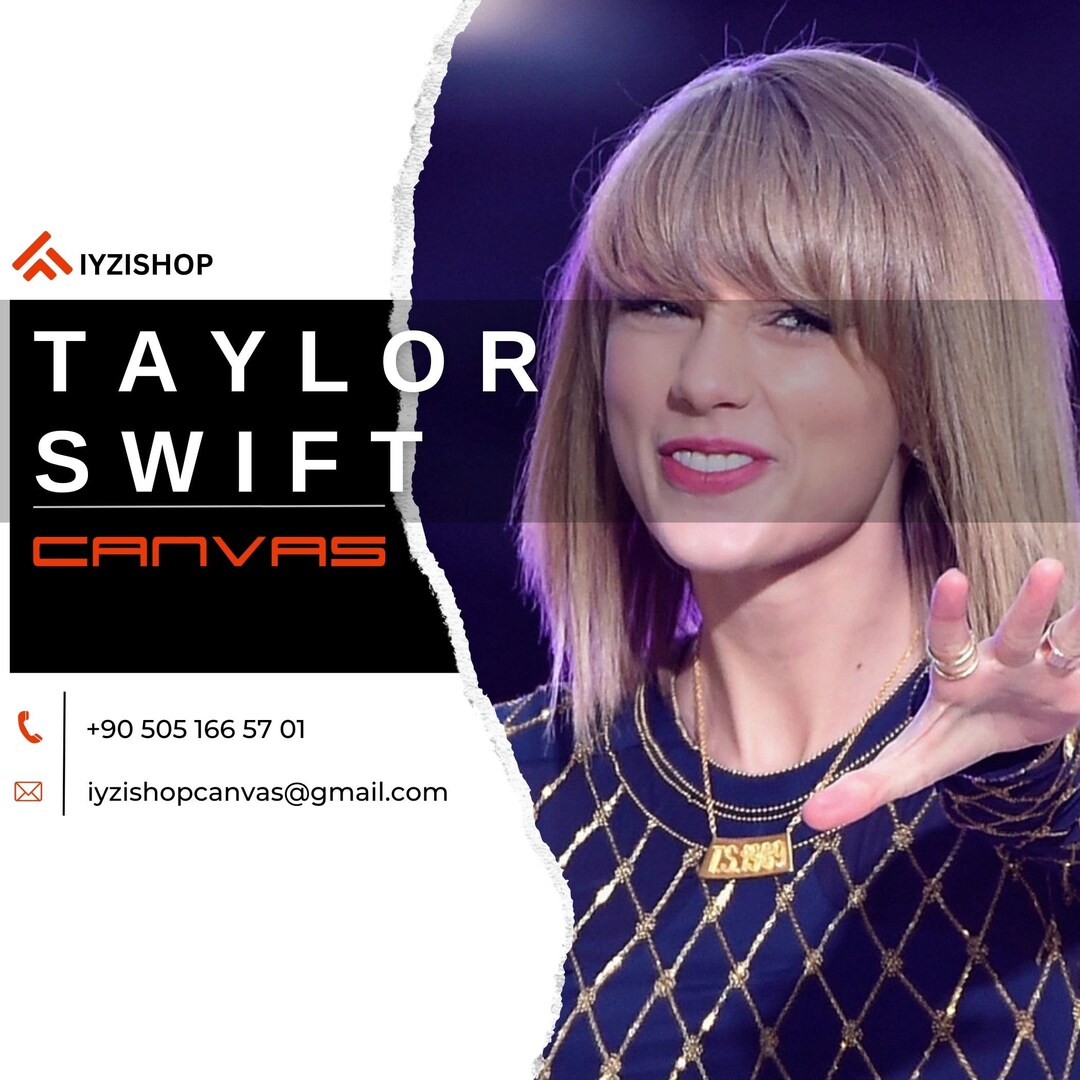 Taylor Swift Canvas Poster Taylorswift Decor Taylor Swiftie - Etsy