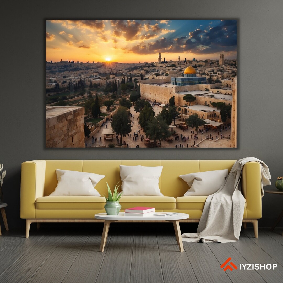 Masjid Al Aqsa Canvas Jerusalem Canvas Jerusalem Wall Art Gift