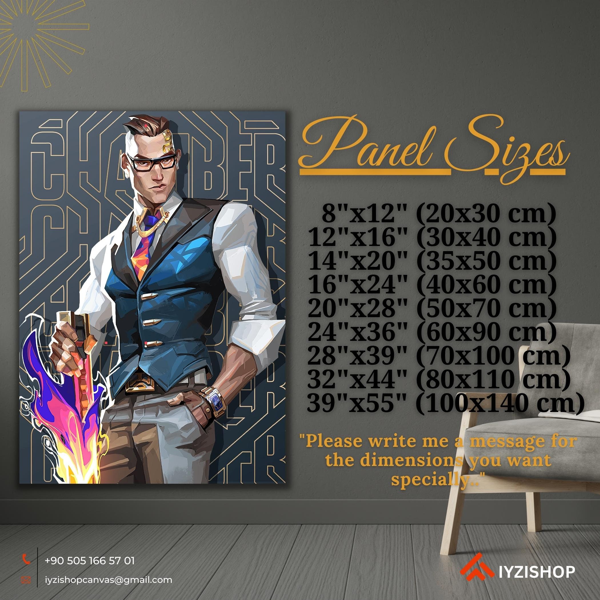 Chamber Valorant Wall Art Canvas Panel Print Poster Wall Decor Etsy