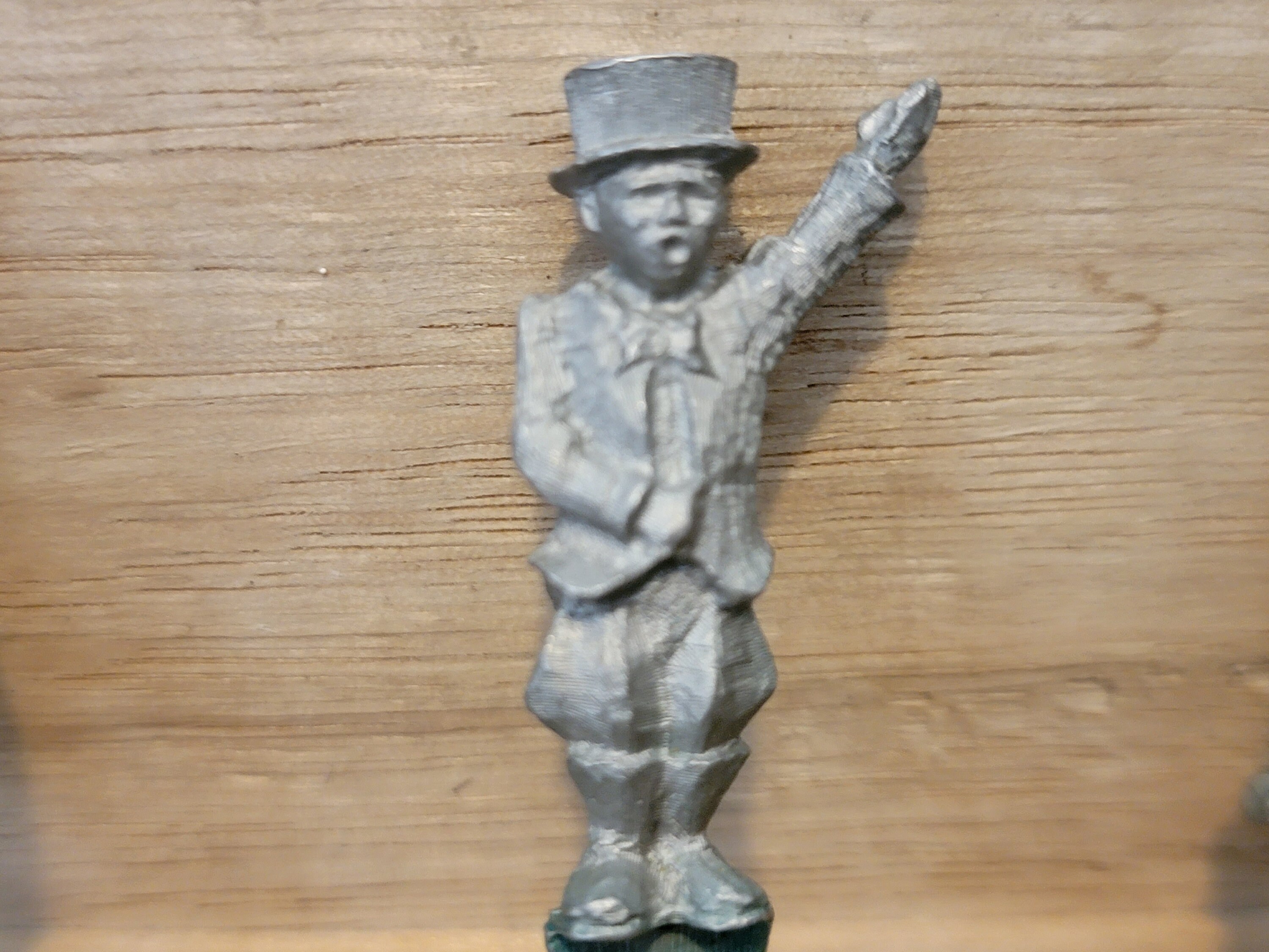 Five Vintage Pewter Birthday Candle Holders Etsy