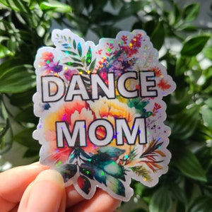 Dance Mom, Matka, Mama, Mum, Prezent taneczny, Jazz, Stepowanie, Balet, Liryczny, Współczesny, Hip Hop, Torba, Butelka na wodę, Naklejka holograficzna