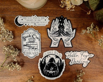 ACOTAR Vinyl Sticker: Rhysand, Feyre Hand Tattoos - Night Court
