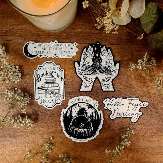 ACOTAR Vinyl Sticker: Rhysand, Feyre Hand Tattoos - Night Court