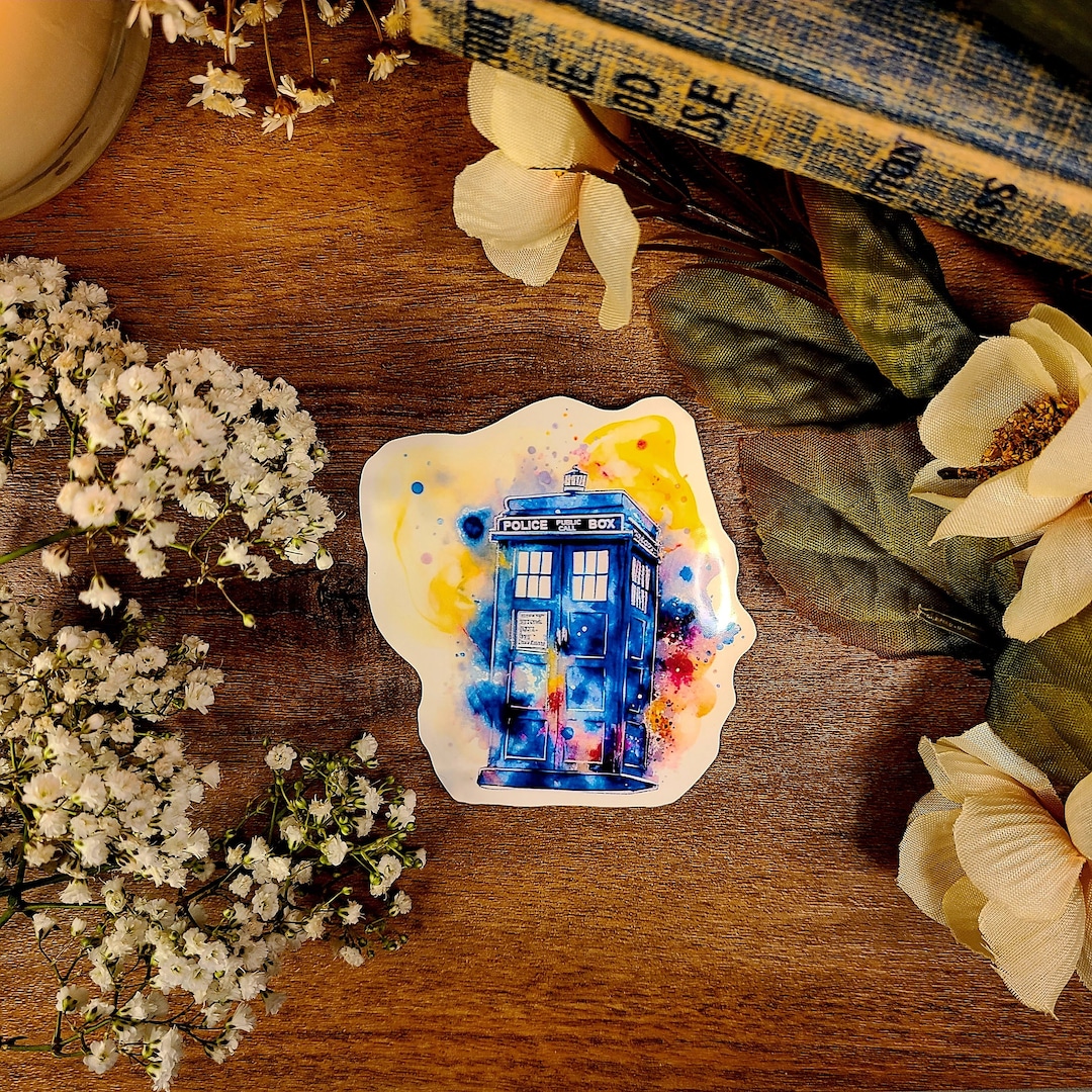 Tardis Vinyl Sticker: Doctor Who BBC Spaceship Decal - Etsy