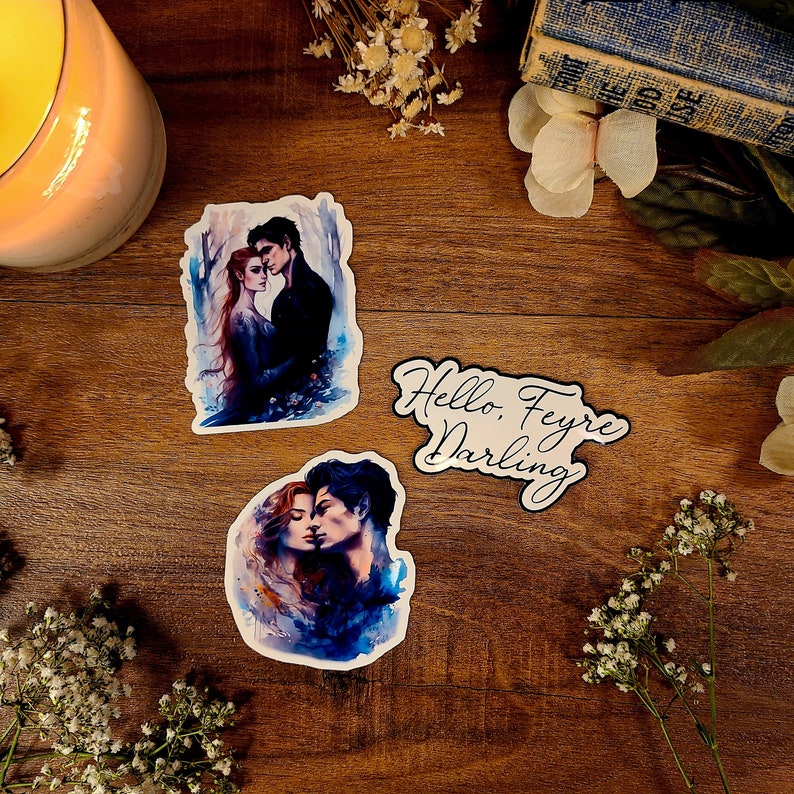 ACOTAR Rhysand Zitat Vinyl Aufkleber: Night Court, Feyre Darling Feyre Darling Set