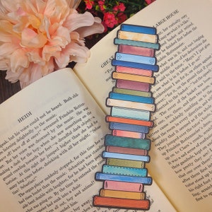 Printable Book Tracking Bookmark - Etsy