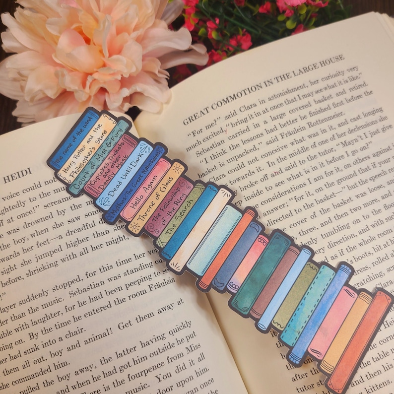 Printable Book Tracking Bookmark - Etsy