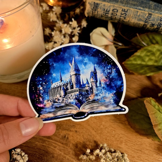 Magic Castle Storybook Vinyl Sticker: Wizard School Gift
