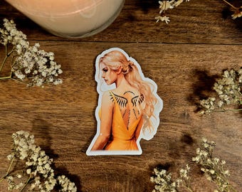 Aelin Galathynius ビニールステッカー - Throne of Glass TOG ファンアート