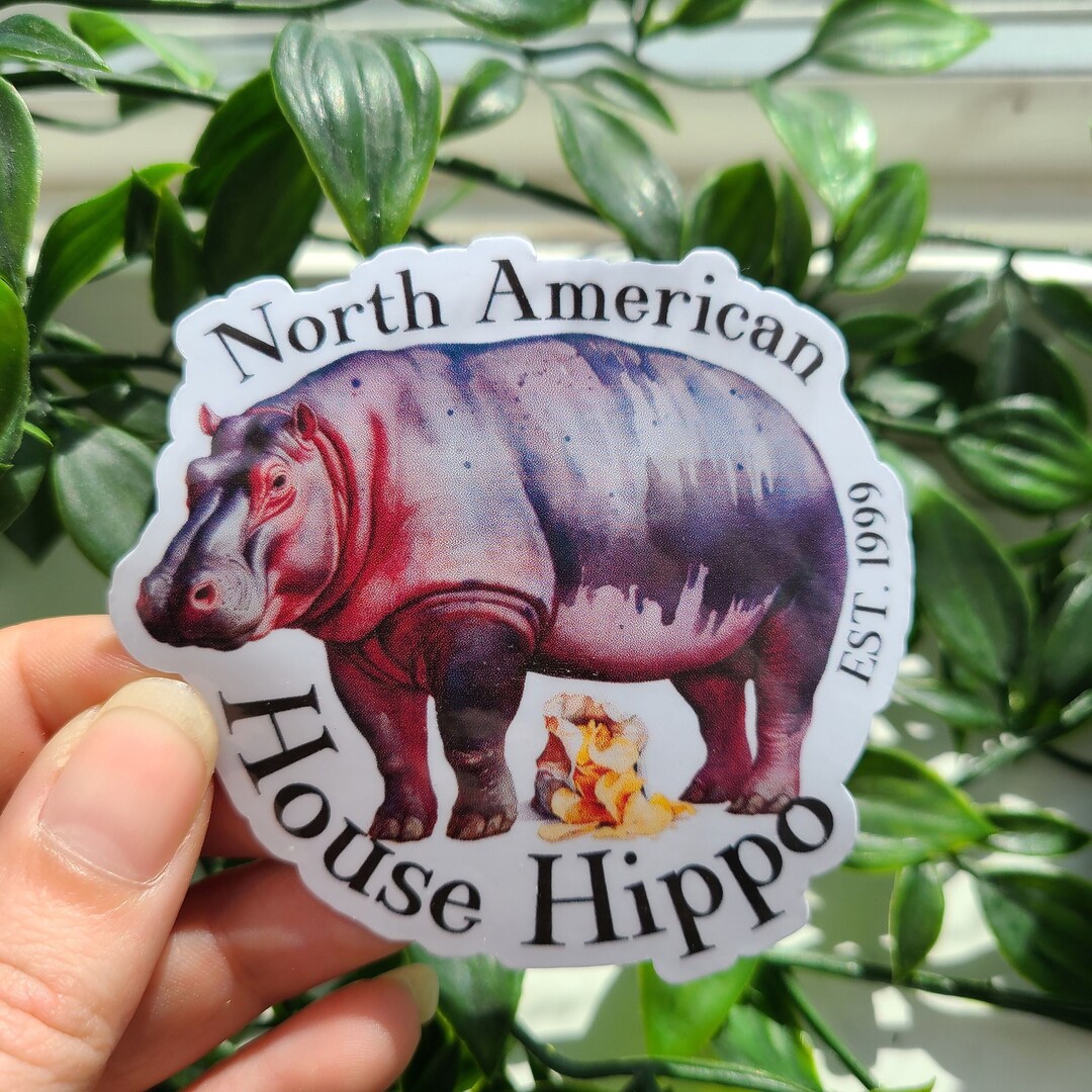 North American House Hippo Canadian Commercial Nastalga Etsy