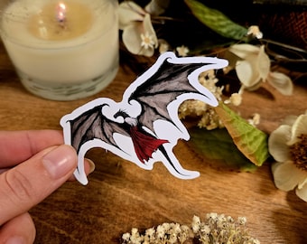 Manon Blackbeak und Abraxos Vinyl-Sticker: Throne of Glass Sticker